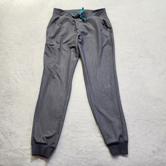 Figs Graphite Zamora Jogger Scrub Pants Size Large Tall - Picture 6 of 9